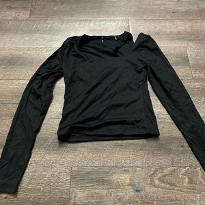 Black Long Sleeve Women's Top